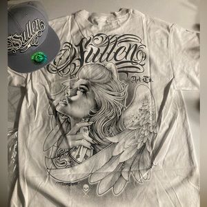 NWT! Sullen Art Collective limited edition “Heaven Sent” SS T-shirt and SnapBack